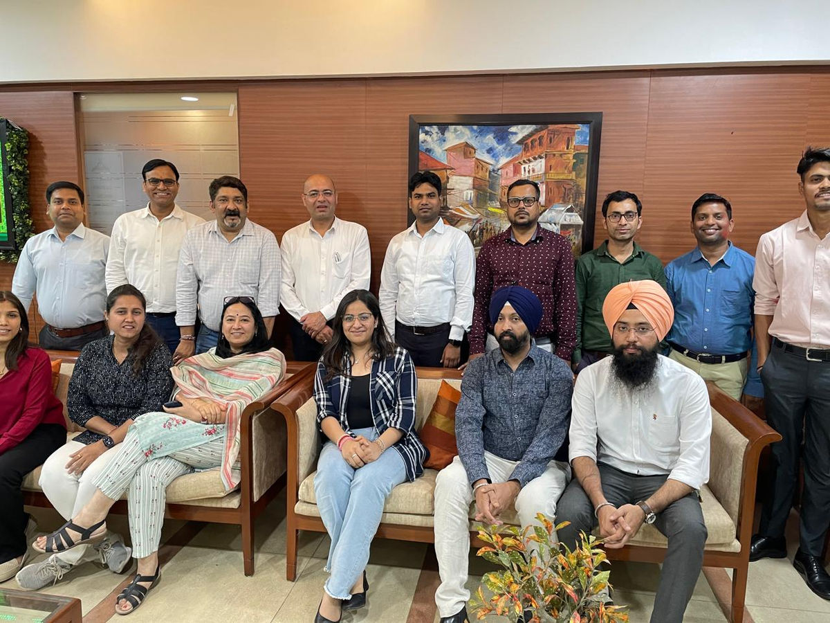 Business leaders and process-improvement professionals at a corporate training session